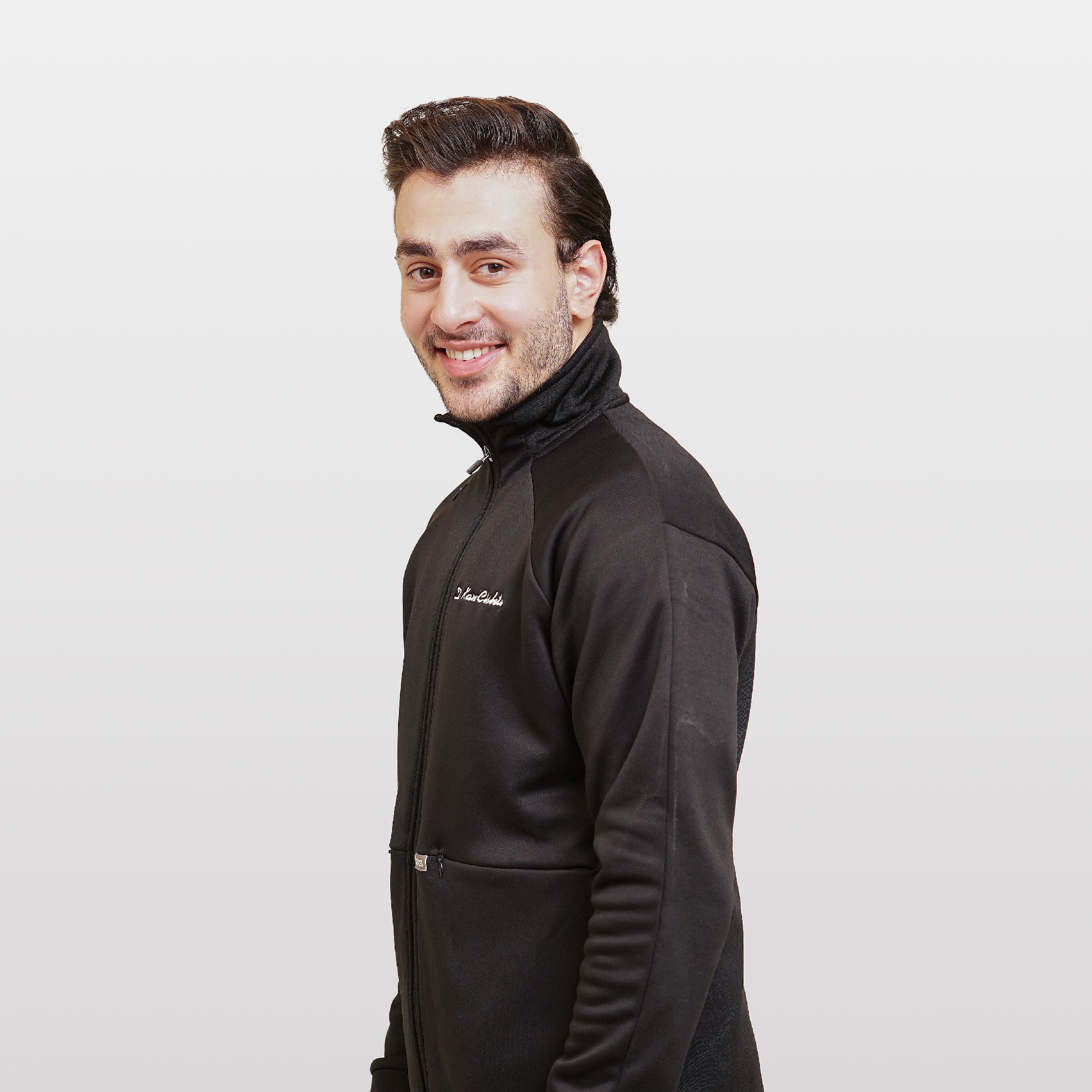 Medical Scrub Jacket - Black